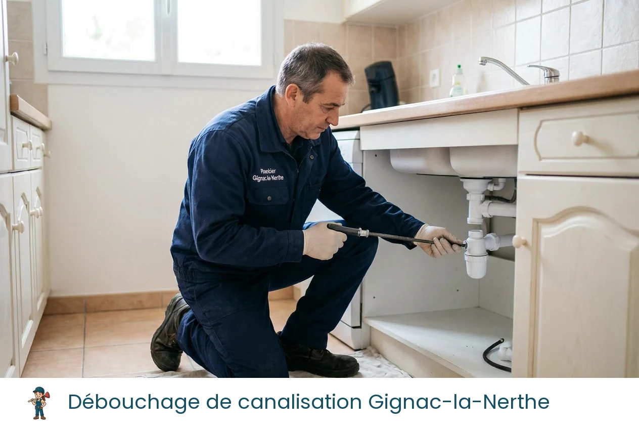 Débouchage de canalisation à Gignac-la-Nerthe