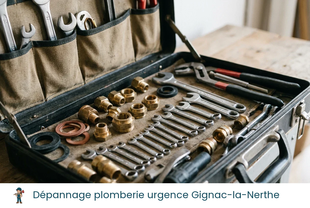 Dépannage plomberie urgence à Gignac-la-Nerthe
