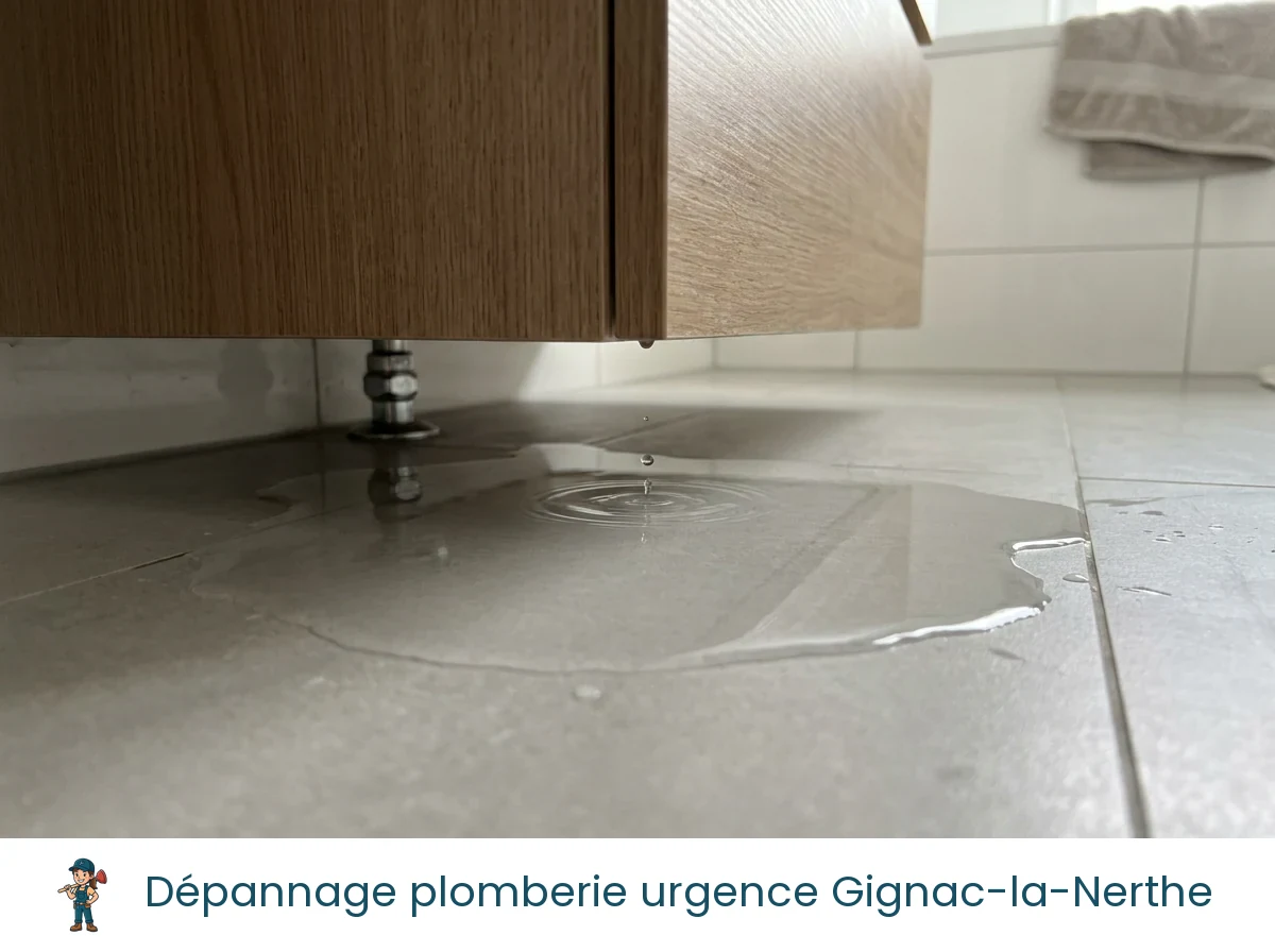 Dépannage plomberie urgence à Gignac-la-Nerthe