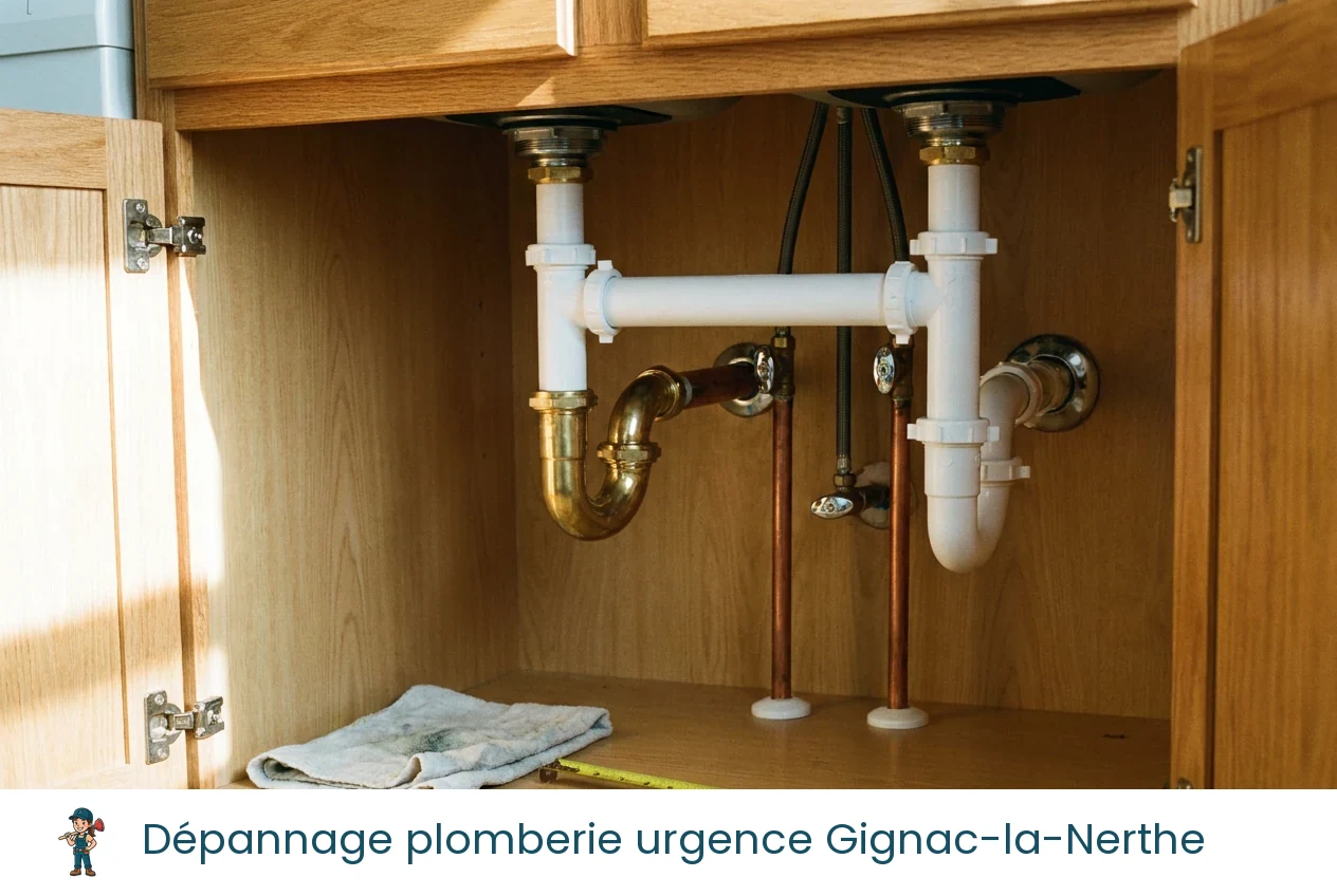 Dépannage plomberie urgence à Gignac-la-Nerthe
