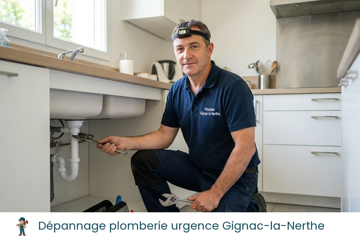 Dépannage plomberie urgence à Gignac-la-Nerthe