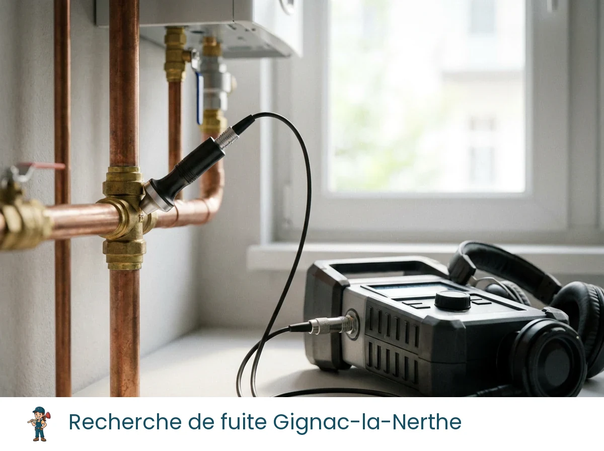 Recherche de fuite à Gignac-la-Nerthe