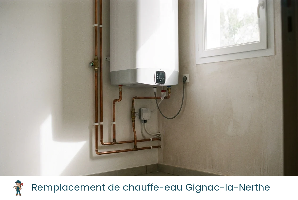 Remplacement de chauffe-eau à Gignac-la-Nerthe