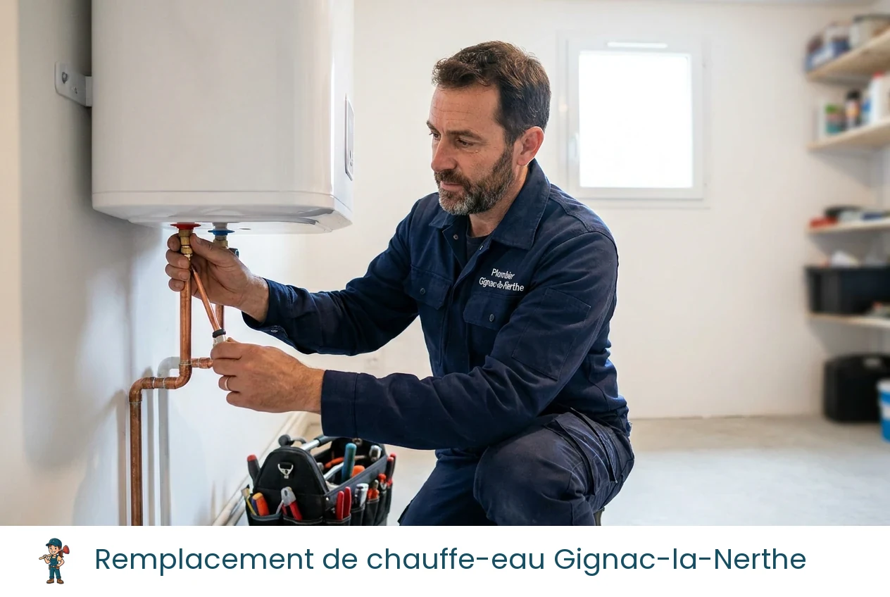 Remplacement de chauffe-eau à Gignac-la-Nerthe
