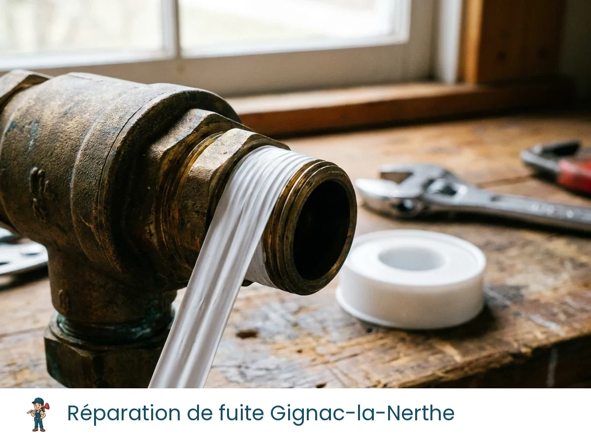Réparation de fuite à Gignac-la-Nerthe