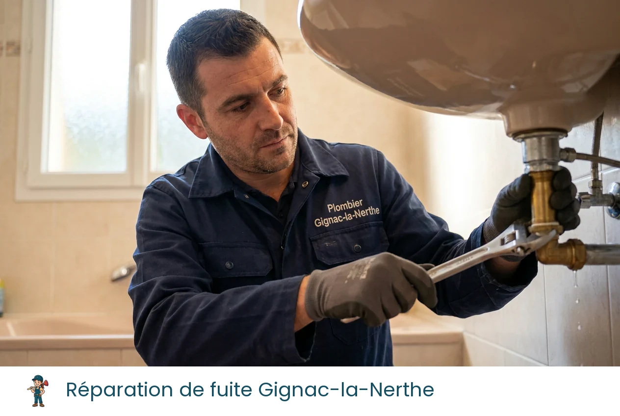 Réparation de fuite à Gignac-la-Nerthe